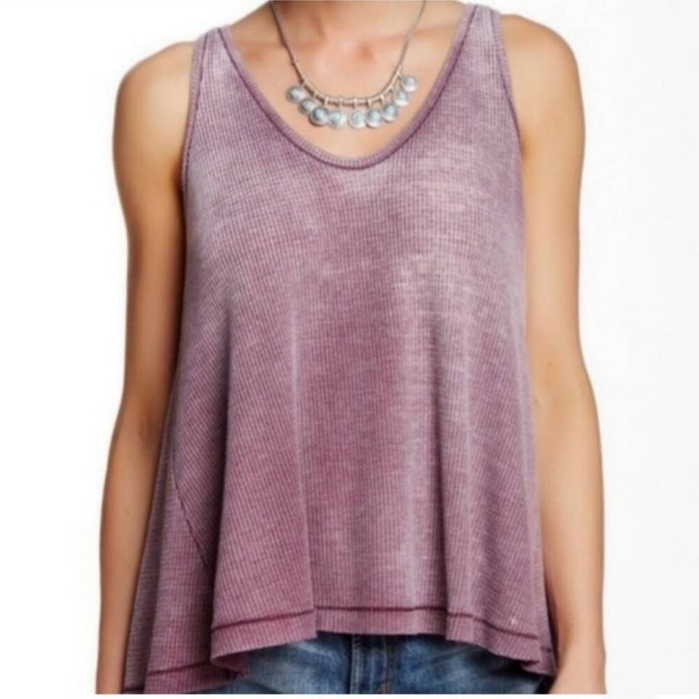 We The Free Kitten Thermal Knit Tank Top